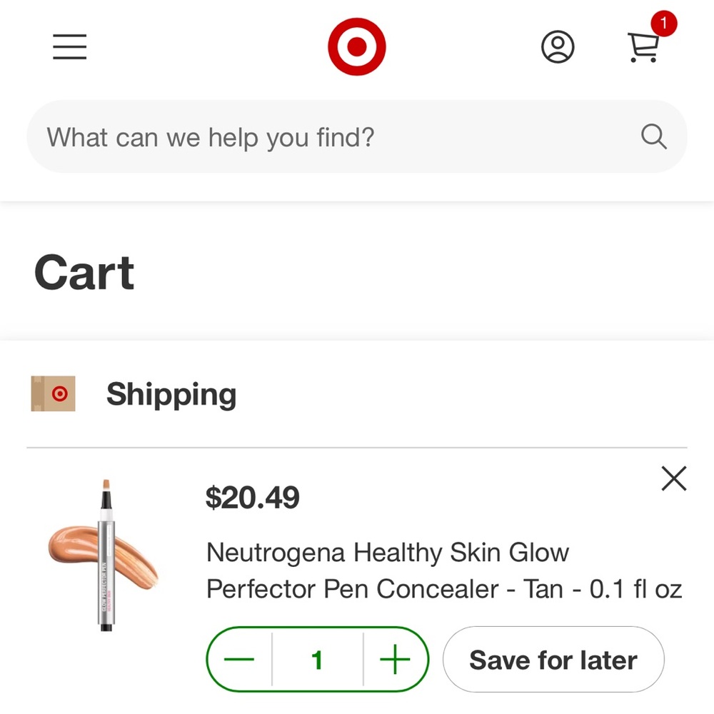 🔴 4/$15 Neutrogena® Healthy Skin Glow Perfector Concealer Pen in Tan, 0.1 OZ - Picture 3 of 11